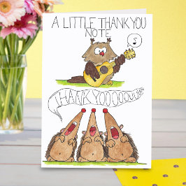THANK YOU wenskaart van Nicole Janes Bedankkaart