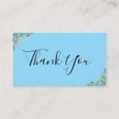 Thank You Wildflower Instagram Qr Code   Kortingskaartje (Achterkant)