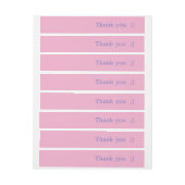 Thank you wraping label great for seal adreslabel wikkel (Vel)