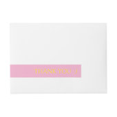 Thank you wraping  label great for seal adreslabel wikkel (Voorkant)
