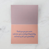 THANK YOU /"You Always Make Us Feel Special" Bedankkaart (Binnen)