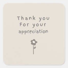 ' Thank your appreciation sticker '