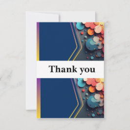 Thank your loved ones with this beautiful wedding  bedankkaart