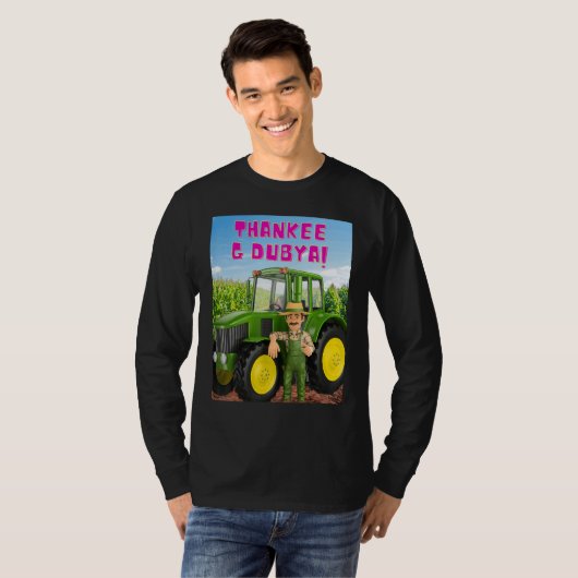 THANKEE G DUBYA farmer T-shirt (Voorkant volledig)