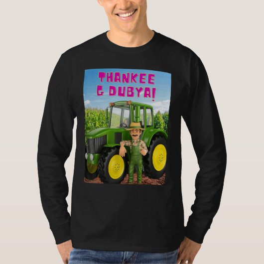 THANKEE G DUBYA farmer T-shirt (Voorkant)