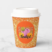 Thankful Autumn past Kleur aan Papieren Bekers (Voorkant)