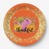 Thankful Autumn past Kleur aan Papieren Bordje (Voorkant)