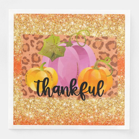 Thankful Autumn past Kleur aan Servet (Voorkant)