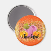 Thankful Autumn past Tekst en Kleur aan Magneet (Voorkant / Achterkant)