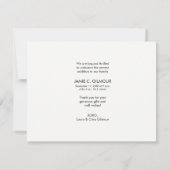 Thankful Baby Photo Birth Announement Aankondiging (Achterkant)