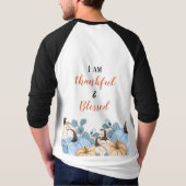 Thankful & Blessed Herfst T-shirt (Achterkant)