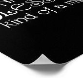 Thankful Blessed Kind Of A Mess Thanksgiving Motiv Poster (Hoek)