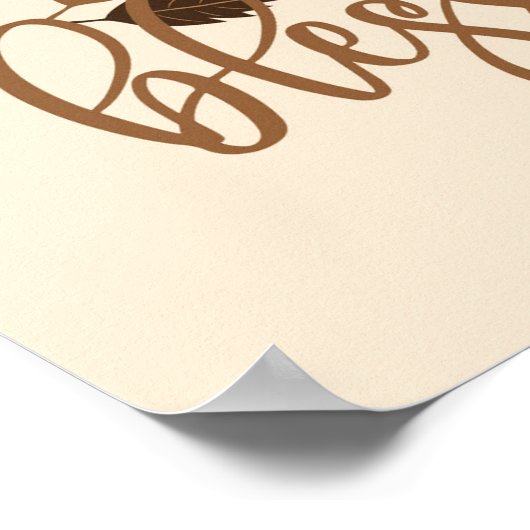 Thankful & Blessed Poster (Hoek)