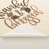 Thankful & Blessed Sherpa Deken (3/4)