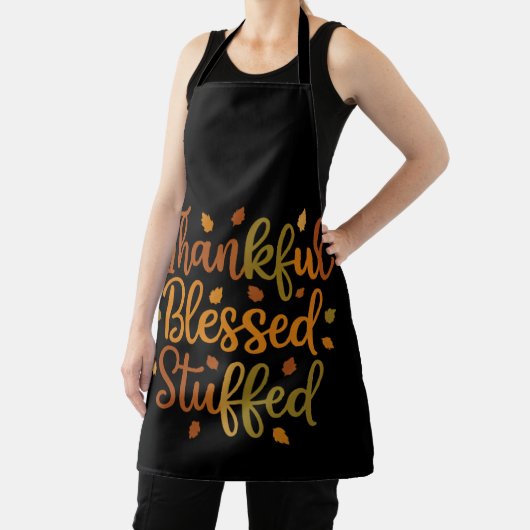 Thankful Blessed Stuffed Apron Schort (Insitu)