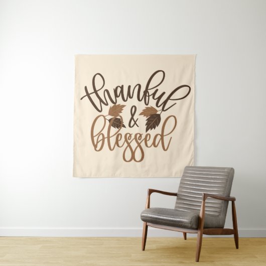 Thankful & Blessed Wandkleed (In situ)