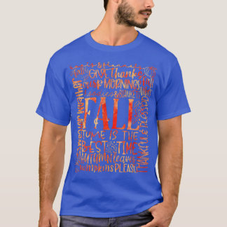 Thankful Blessn laat Herfst Vibes Sweater T-shirt