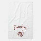 Thankful Cornucopia Kitchen Towel Theedoek (Verticaal)