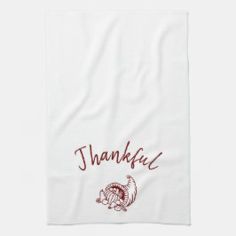 Thankful Cornucopia Kitchen Towel Theedoek