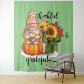 Thankful & dankbaar tapestry wandkleed (In situ)