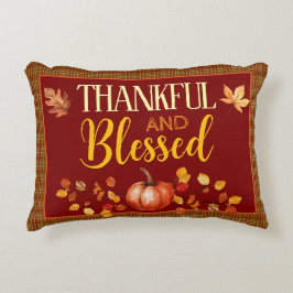 Thankful en Blessed Accent Kussen