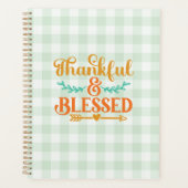 Thankful en Blessed Planner (Voorkant)