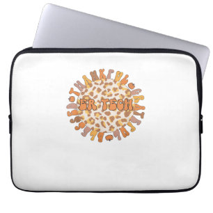 Thankful ER Tech Thanksgiving Emergency Room Laptop Sleeve