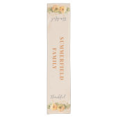 Thankful Family Pumpkin Thanksgiving Dinner Korte Tafelloper (Voorkant)