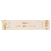 Thankful Family Pumpkin Thanksgiving Dinner Korte Tafelloper (Horizontaal)