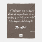 Thankful Fleece Blanket (Voorkant)