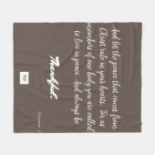 Thankful Fleece Blanket (Voorkant (Horizontaal))