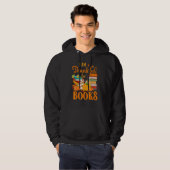Thankful For Books Fall Librarian  Happy Thanksgiv Hoodie (Voorkant volledig)