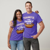Thankful For Family And Pie T-shirt (Unisex)