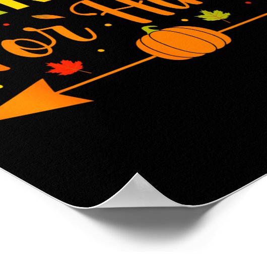 Thankful For Him Couples Fall Matching Couple Than Poster (Hoek)