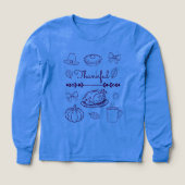 Thankful for Kids Thanksgiving  Gratitude T-shirt (Voorkant)