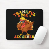 Thankful For Six Seven 6 7 Meme Thanksgiving Turke Muismat (Met muis)