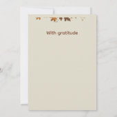 Thankful for You Fall Thank You Cards Bedankkaart (Achterkant)