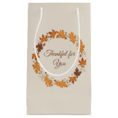 Thankful for You Fall Thank You Cards Klein Cadeauzakje (Voorkant)