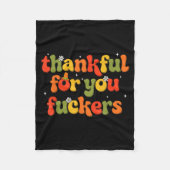 Thankful For You Forers  Fleece Deken (Voorkant)