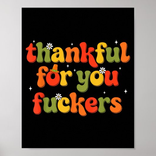 Thankful For You Forers  Poster (Voorkant)