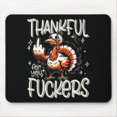 Thankful For You Forers Thanksgiving Happy Turkey  Muismat (Voorkant)