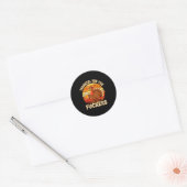 Thankful For You Forers Thanksgiving Happy Turkey  Ronde Sticker (Envelop)