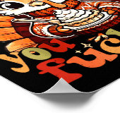 Thankful For You Forers Thanksgiving Turkey Pumpki Poster (Hoek)