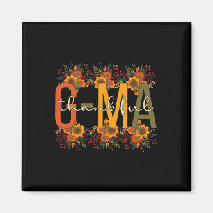 Thankful G-Ma Grandmoeder Thanksgiving G-Ma Grandm Magneet