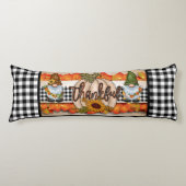 Thankful Gnome Buffalo Plays Lichaamskussen (Voorkant)