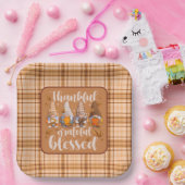Thankful Gnomes – Autumn Blessings Papieren Bordje (Feest)