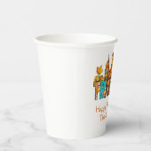 Thankful Gnomes Herfst Thanksgiving Autumn Pumpkin Papieren Bekers (Rechts)