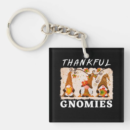 Thankful Gnomies Sleutelhanger (voorkant)