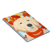 Thankful Golden Dog Herfst Journal Notitieboek (Rechterzijde)