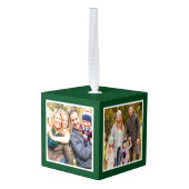 Thankful Grateful Blessed 3 Foto Collage Green Decoratie (Achter hoekig)